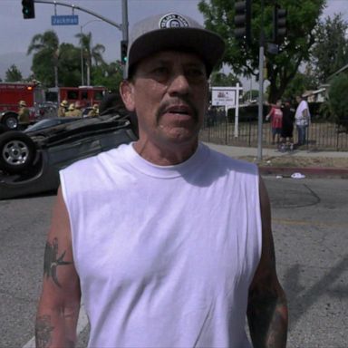 VIDEO: Actor Danny Trejo saves baby trapped in car