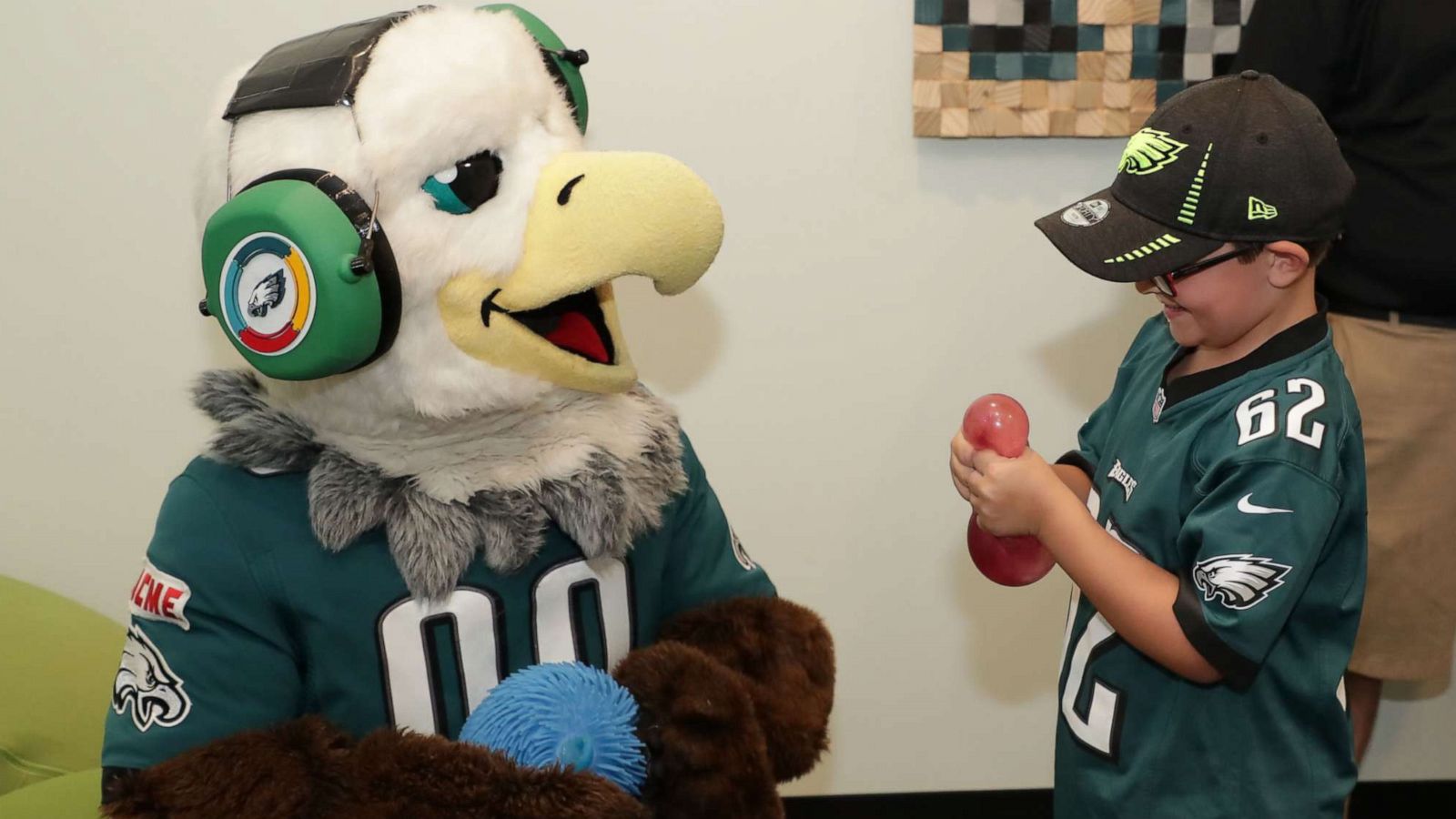 PHOTO: A new sensory room has opened at Lincoln Financial Field.