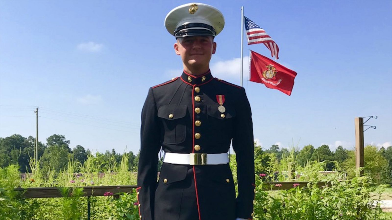 VIDEO: When a Marine missed boot camp graduation, hospital staff took action