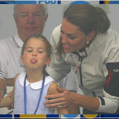 VIDEO: Princess Charlotte sticks out her tongue at regatta