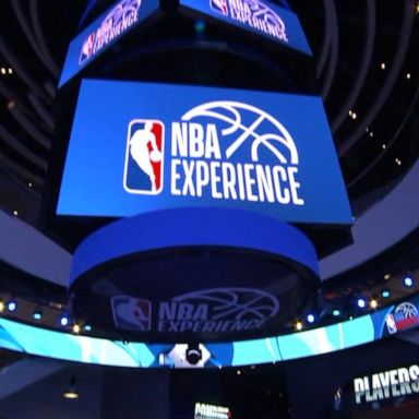 VIDEO: Behind the scenes at the NBA Experience 