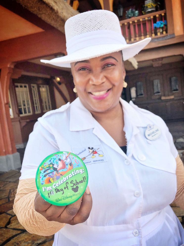 PHOTO: A Florida mom took her kids to their first day of school and then went to Disney World to celebrate.