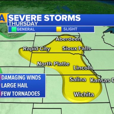 VIDEO: Plains brace for flash floods and possible tornadoes