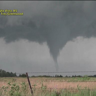 VIDEO: Severe storms target the Plains as heat wave hits the West