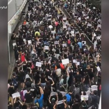 VIDEO: Thousands of people in Hong Kong out on the streets calling for changes