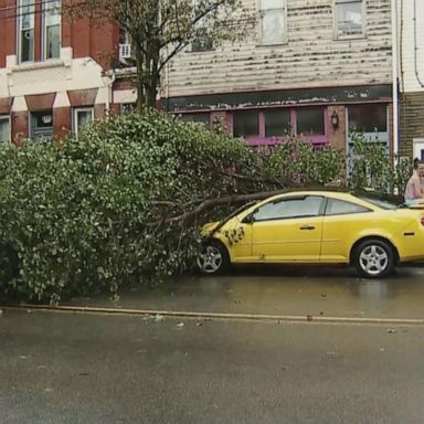 VIDEO: Severe summer storms slam Eastern Coast