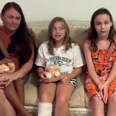 VIDEO: Brave 9-year-old reveals terrifying moment when shark clamped down on her leg