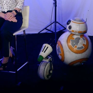 VIDEO: Lucasfilm President Kathleen Kennedy introduces new ‘Star Wars’ droid 