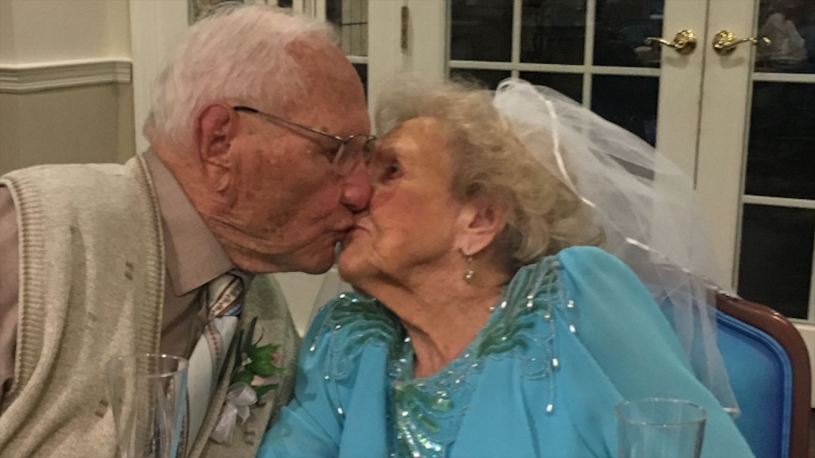 VIDEO: Centenarians celebrate love in sweet wedding reception