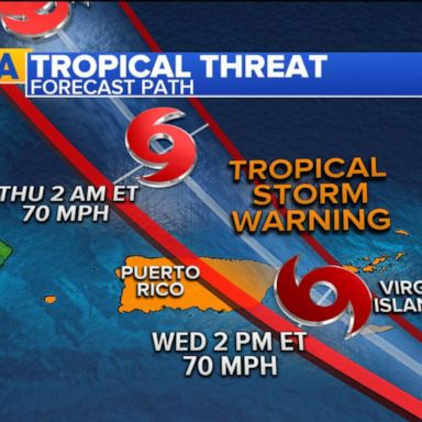 VIDEO: Puerto Rico on edge as Tropical Storm Dorian nears