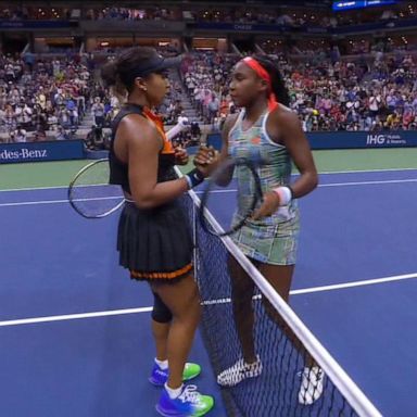 VIDEO: Coco Gauff takes on Naomi Osaka in US open