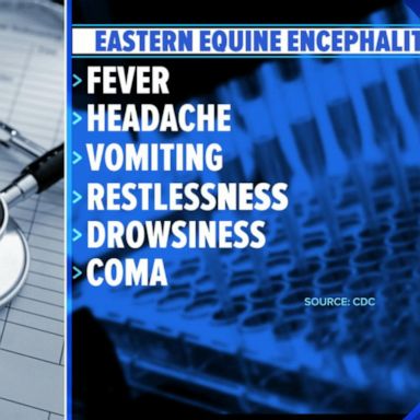 VIDEO: The rare Eastern Equine Encephalitis virus has health officials on alert