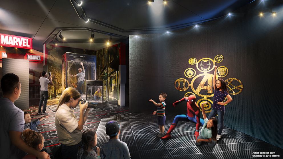 PHOTO: A artist rendering of the 'heroic encounter' experience at the new Marvel hotel coming to Disneyland Paris. 