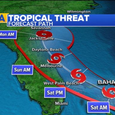 VIDEO: Florida on alert as tropical threat moves toward Bahamas