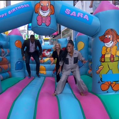 VIDEO: Sara's bounce house birthday