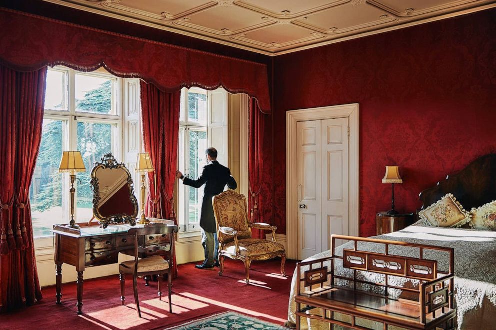 PHOTO: One of the gallery bedrooms at Highclere Castle. 