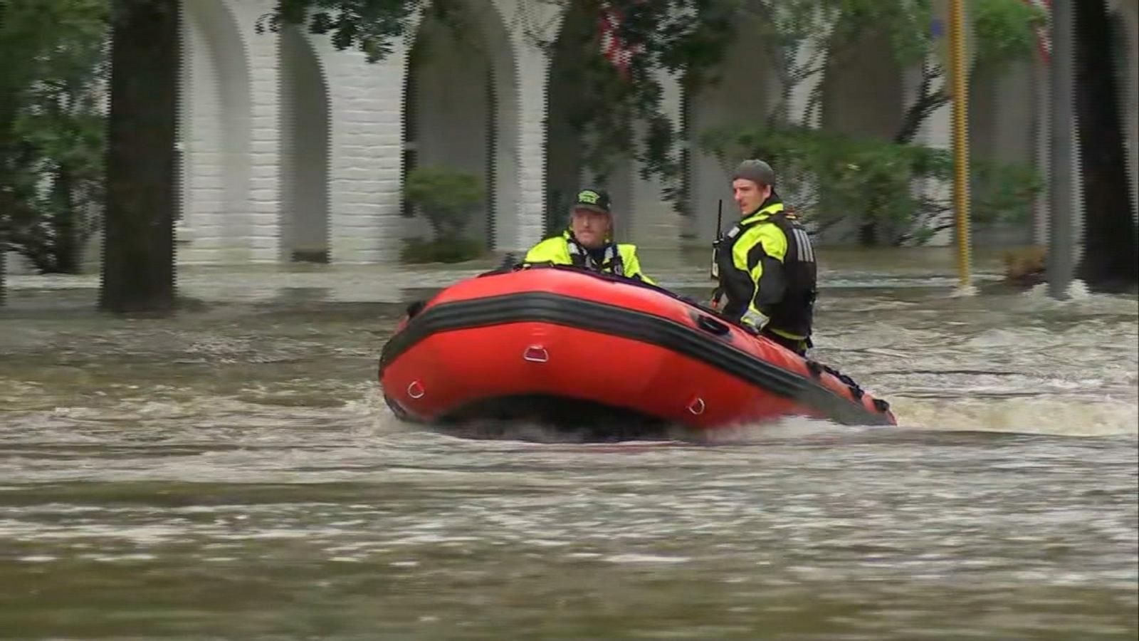 VIDEO: Water rescues continue in Texas as flooding devastates the area