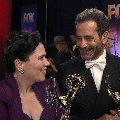 VIDEO: ‘Marvelous Mrs. Maisel’ actors Tony Shalhoub and Alex Borstein share how their characters would react to winning Emmys 