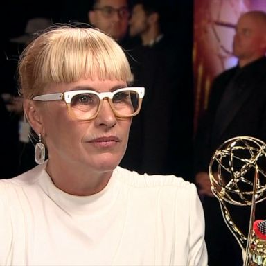 VIDEO: Emmy winner Patricia Arquette uses her platform to advocate for trans rights 