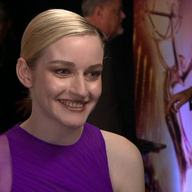 VIDEO: Julia Garner talks to Amy Robach after winning an Emmy for 'Ozark' 