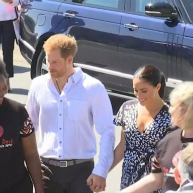 VIDEO: Prince Harry, Meghan kick off South Africa tour