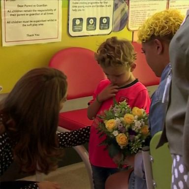 VIDEO: Kid becomes royally overwhelmed after meeting Kate Middleton 