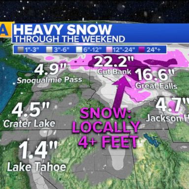 VIDEO: 1st major winter storm of season to hit the Rockies