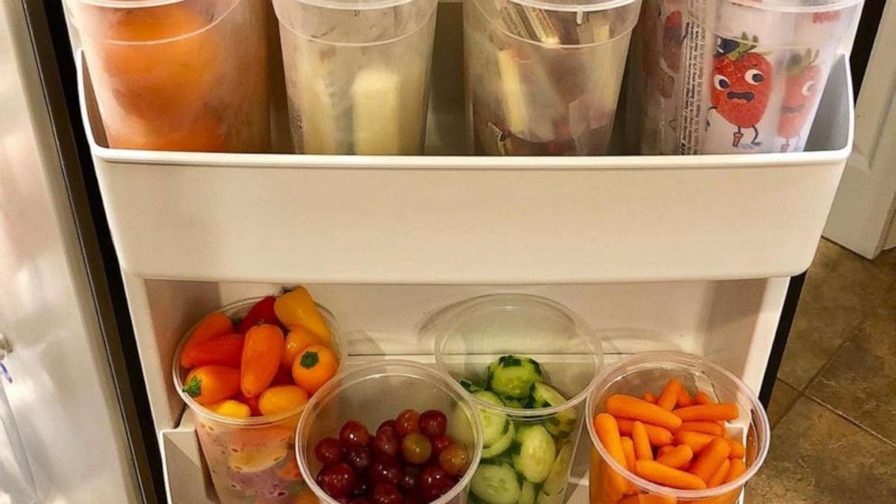 PHOTO: Sarah Hornung's simple snack hack for her kids has gone viral. 