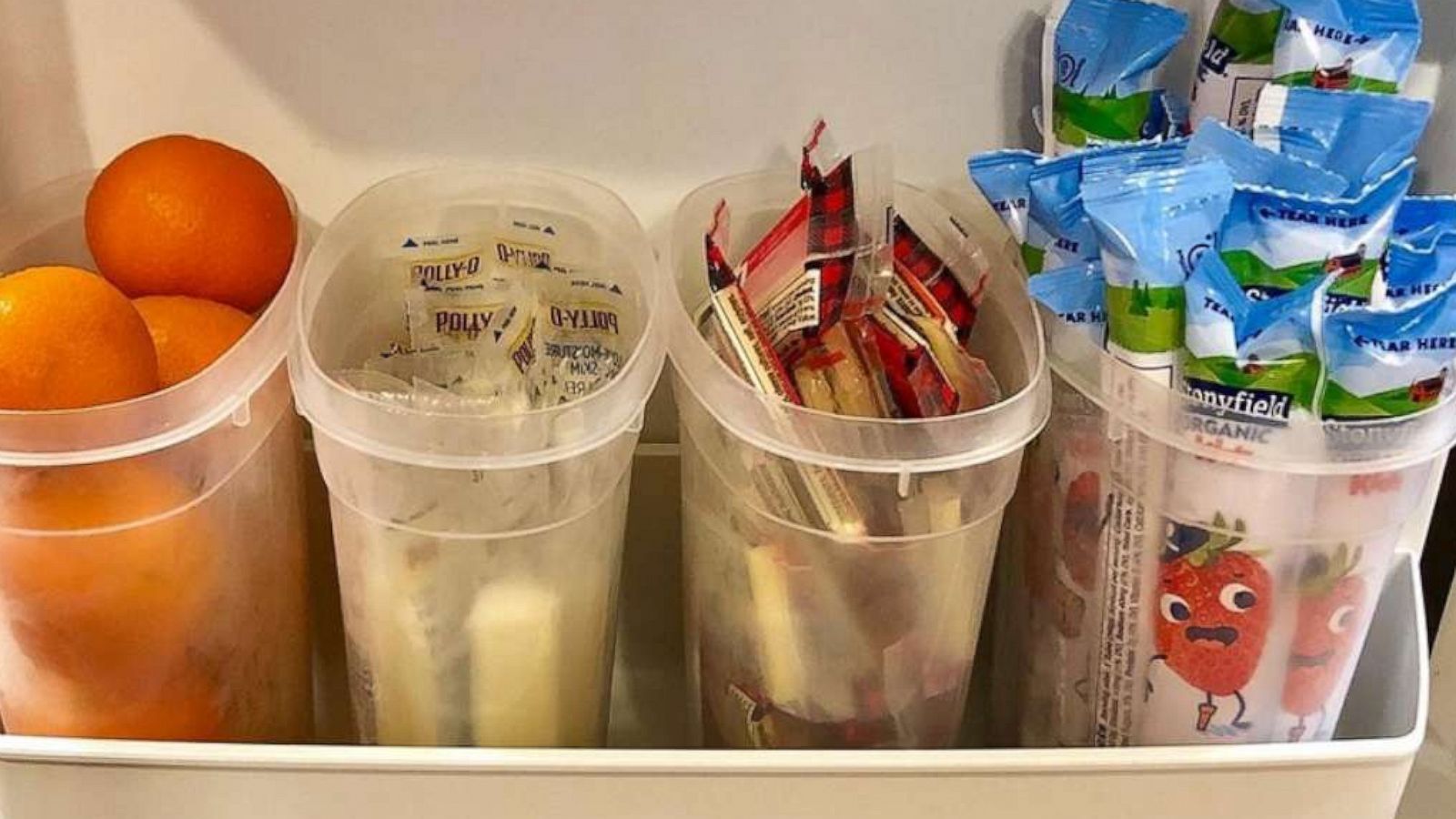 PHOTO: Sarah Hornung's simple snack hack for her kids has gone viral.