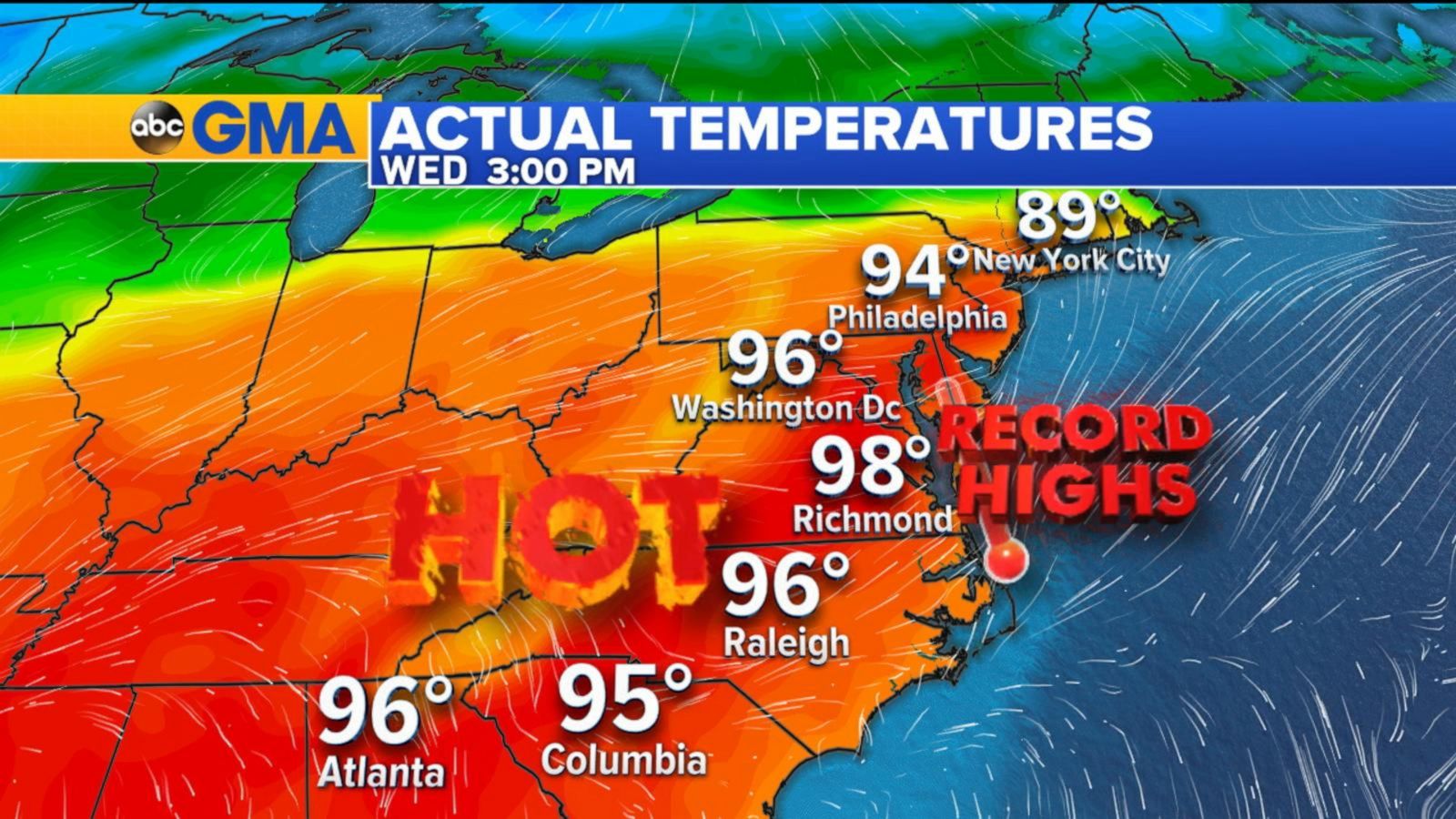 East Coast braces for recordhigh temperatures Good Morning America