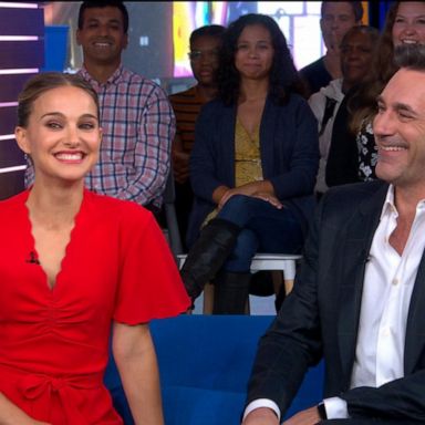 VIDEO: Natalie Portman’s mom recognizes Jon Hamm, but not from the movies