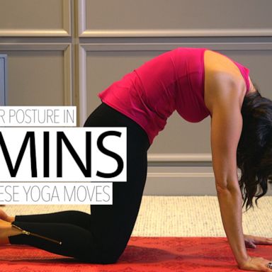 VIDEO: Improve your posture in 5 minutes with these yoga poses