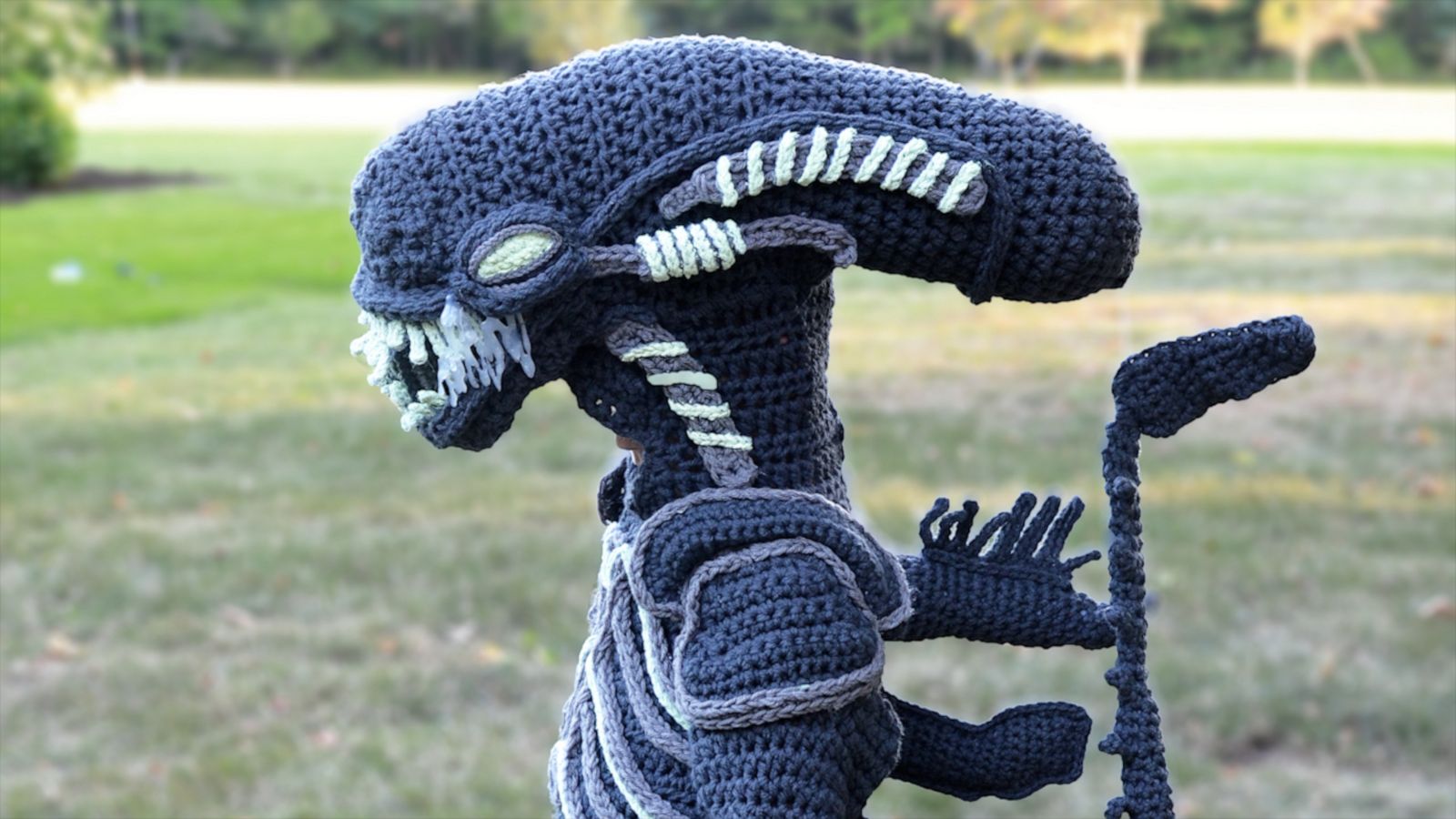 VIDEO: Mom crochets the most epic Halloween costumes for her boys