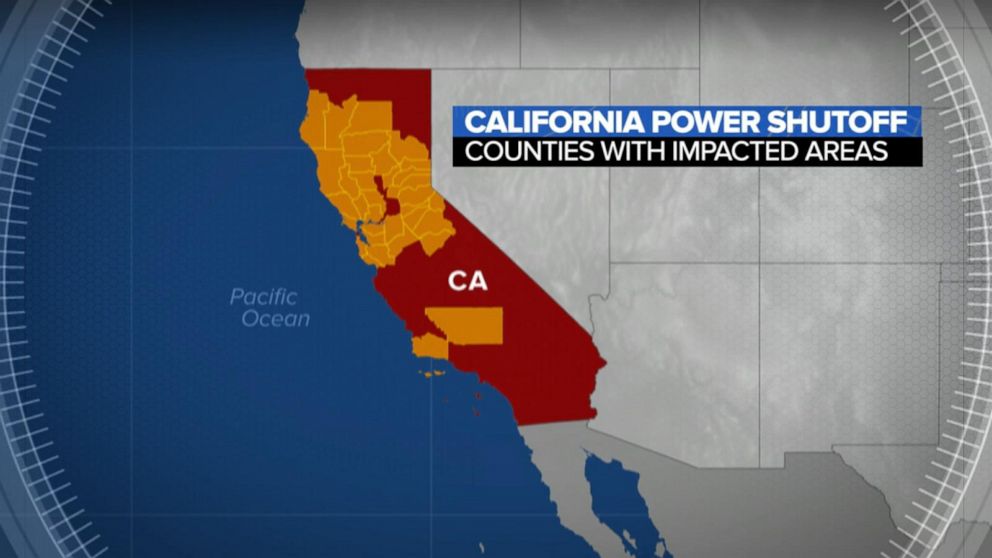 Power being cut to 800,000 California customers to help prevent ...