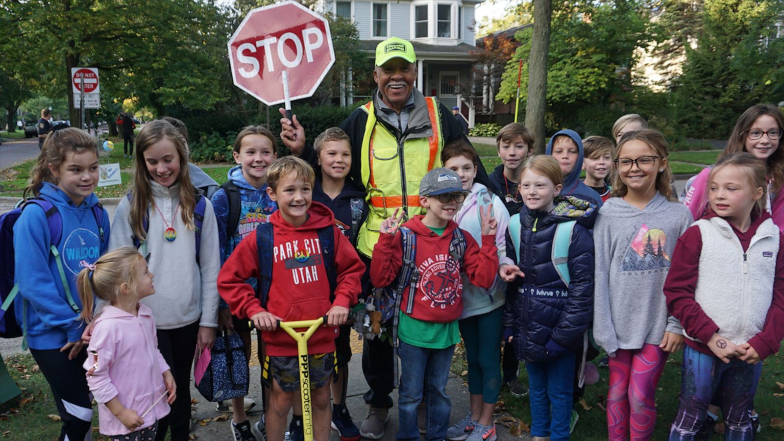 VIDEO: 80-year-old crossing guard ‘speechless’ at birthday surprise