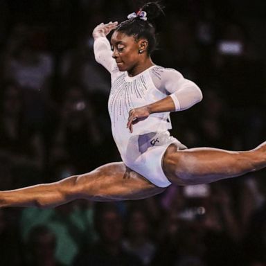 VIDEO: Simone Biles wins 5th world all-around title