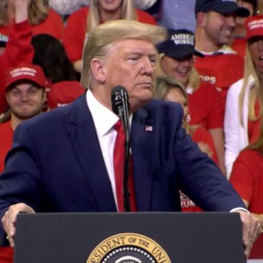 PHOTO: VIDEO: Trump slams Biden in 1st rally since impeachment inquiry