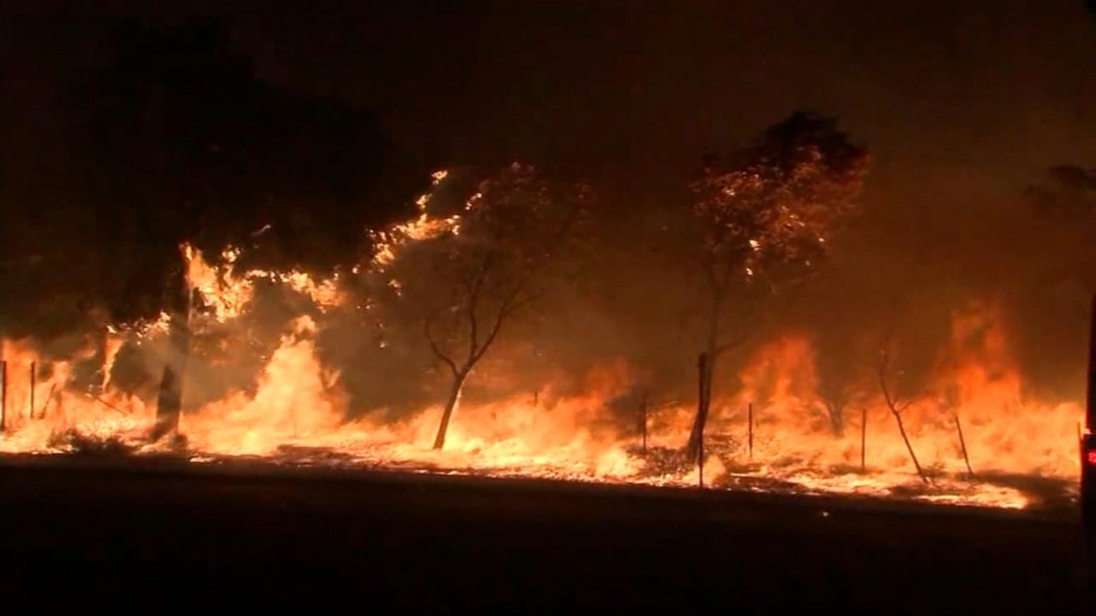 VIDEO: Battle against massive wildfires in California rages on