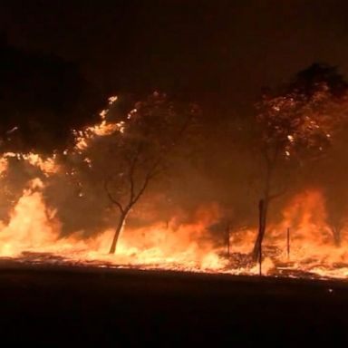 VIDEO: Battle against massive wildfires in California rages on