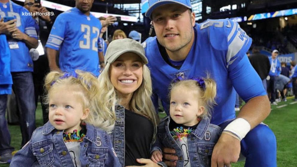 Detroit Lions QB Matthew Stafford, wife Kelly welcome 4th child