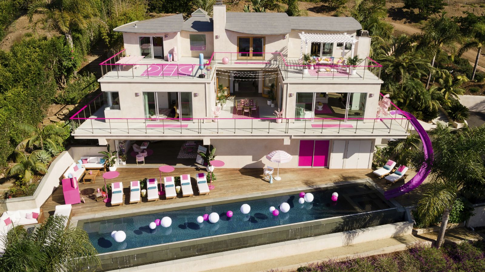 PHOTO: Barbie Malibu Dreamhouse Exterior Day.