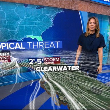 VIDEO: Tropical storm barrels toward Florida