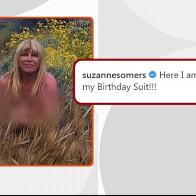 VIDEO: Suzanne Somers' controversial birthday photo