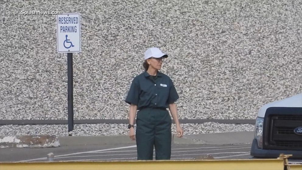 VIDEO: New video shows Felicity Huffman behind bars