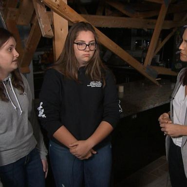 VIDEO: Teens on how they survived tree falling into their house