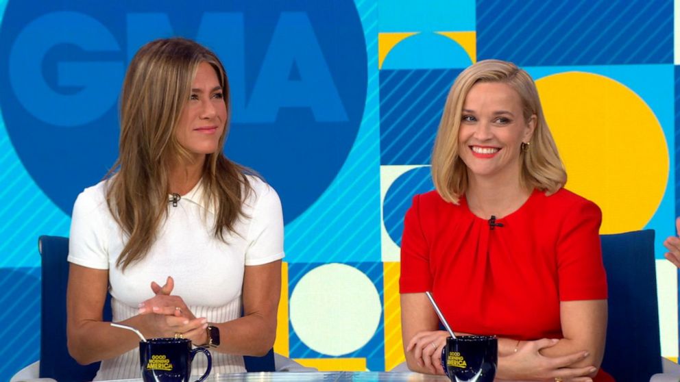 Jennifer Aniston And Reese Witherspoon Reunite For The Morning Show Video Abc News