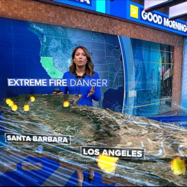 VIDEO: Augmented reality view of California wildfires