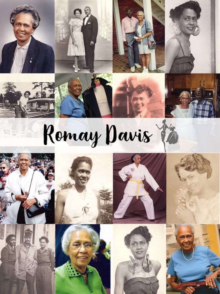 PHOTO: Romay Davis through the years. 