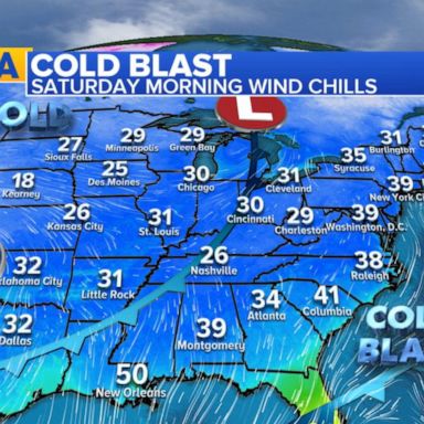 VIDEO: Cold weather settles in for Eastern US