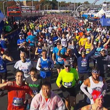 VIDEO: Fifty-thousand runners set to run in the New York City Marathon